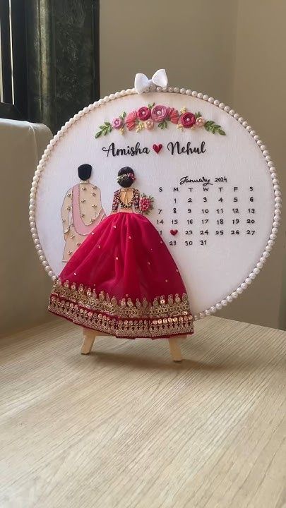 Wedding Embroidery Hoop