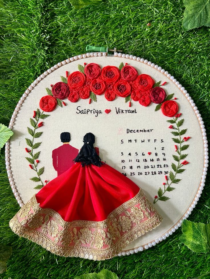 Wedding Embroidery Hoop