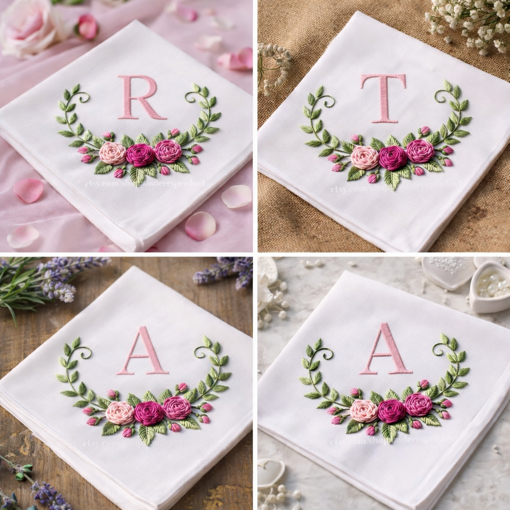 Embroidery with Custom Alphabet