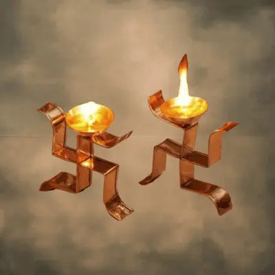 Swastik Diya